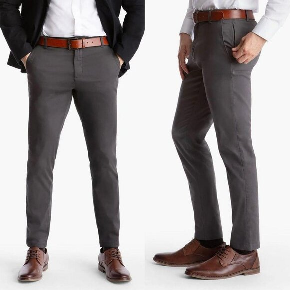 Birddogs Boom For Your Boomstick Pants Mens 34x32 Brown Tapered Leg Casual Chino - Picture 1 of 16